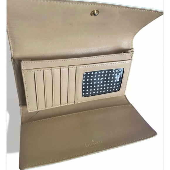 KATE SPADE NEW YORK WALLET TIFFANY BRIGHT BLUE (RARE) MSRP $279 - Picture 5 of 8